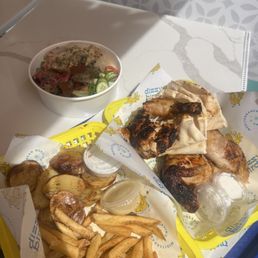 whole chicken and sides