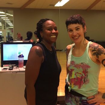 LA Fitness - Me (left) with Kate B "Rock  Trainer"! - Gyms Near Me - Manassas, Virginia