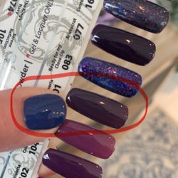 Hany Nail Spa & Beauty Spa - I selected purple and they tried to tell me "it's the same color" in the light it looks blue. They charged me again to change the color.