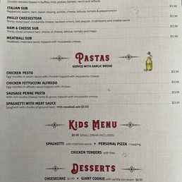 Menu Menu