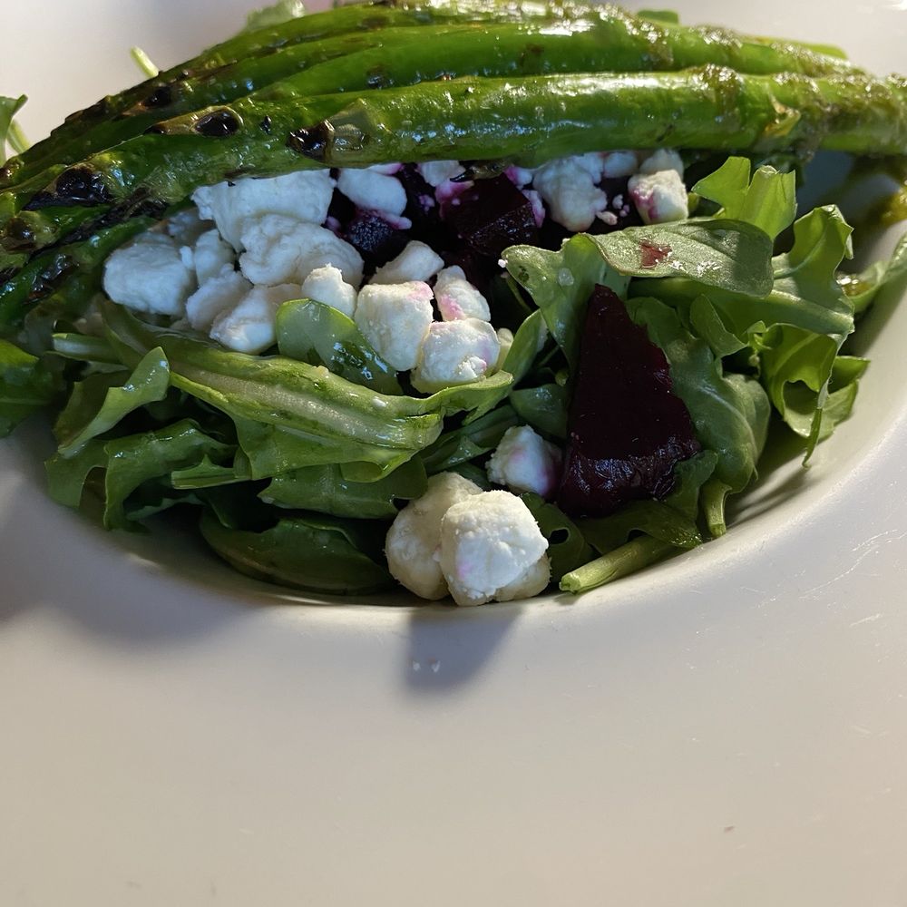 Flair Modern Cuisine   - Beet salad with asparagus - New American Near Me - Chapel Hill, North Carolina