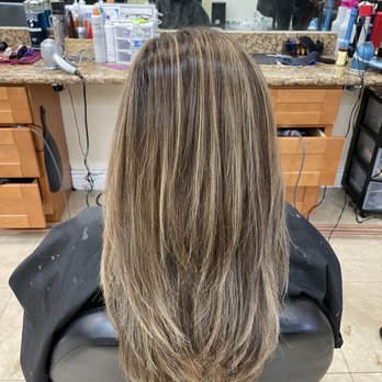 Maggie’s Beauty Max - Happy & satisfied with highlights & layers hair cut by Cindy! - Hair Salons Near Me - Milpitas, California Maggie’s Beauty Max - Happy & satisfied with highlights & layers hair cut by Cindy! - Hair Salons Near Me - Milpitas, California