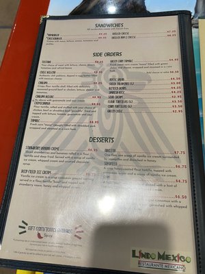Menu photo 7 Lindo Mexico Restaurante Prescott Valley, AZ Menu photo 7 Lindo Mexico Restaurante Prescott Valley, AZ
