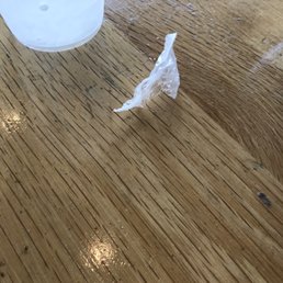 Plastic found in my friend's salad