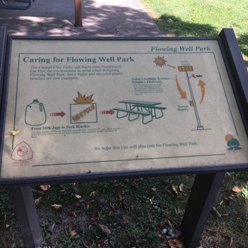 Flowing Well Park - Recycling and Solar Power - Parks Near Me - Carmel, Indiana