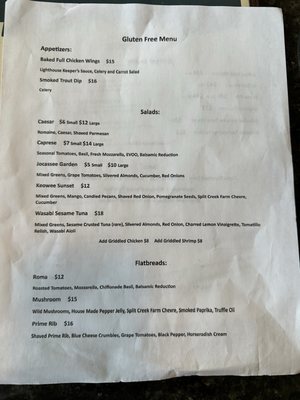 Menu photo 1 The Lighthouse Seneca, SC