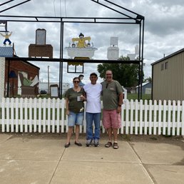Don and I with the man of the hour Gary Greff Artist of the Enchanted Highway