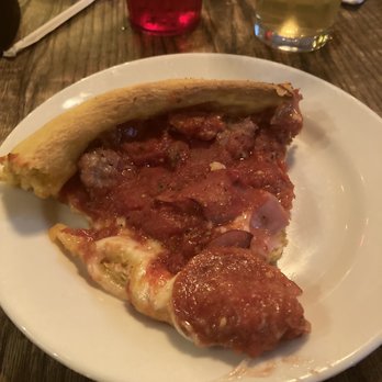 Gino's East - South Loop - Small Deep-Meaty Legend - Pizza Near Me - Chicago, Illinois Gino's East - South Loop - Small Deep-Meaty Legend - Pizza Near Me - Chicago, Illinois