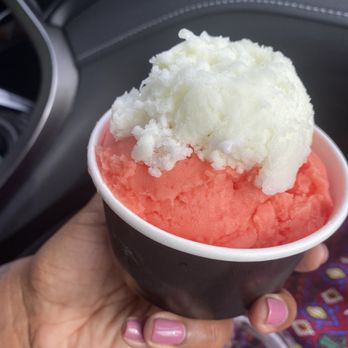 Bitoy's Sweet Treats - Cherry Italian ice with lime on top - Popcorn Shops Near Me - Chicago, Illinois Bitoy's Sweet Treats - Cherry Italian ice with lime on top - Popcorn Shops Near Me - Chicago, Illinois