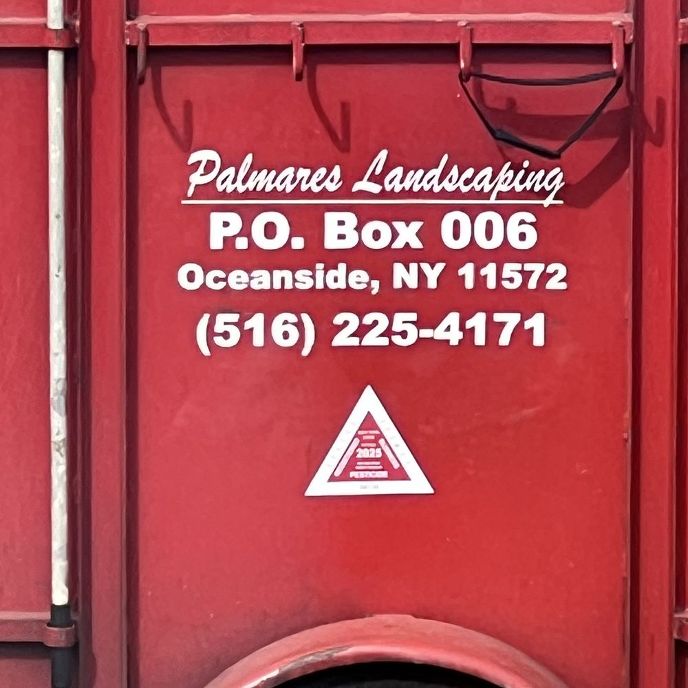 Palmares Landscaping - Company information on their truck - Landscaping Near Me - Valley Stream, New York Palmares Landscaping - Company information on their truck - Landscaping Near Me - Valley Stream, New York
