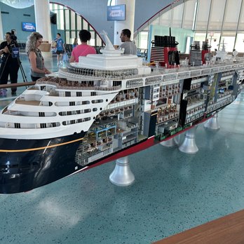 Disney Fantasy - An impressive model of the ship. - Amusement Parks Near Me - Cape Canaveral, Florida Disney Fantasy - An impressive model of the ship. - Amusement Parks Near Me - Cape Canaveral, Florida