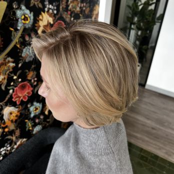 The Strand Society - Highlight, tone, and cut by Megan - Hair Salons Near Me - Carlsbad, California
