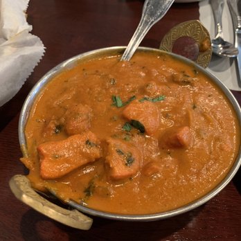 Bombay Bites - This is chicken tika masala before we started to eat. - Indian Near Me - Mcdonough, Georgia