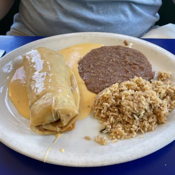 The Original Mexican Cafe - Beef chimichanga plate. - Mexican Near Me - Galveston, Texas The Original Mexican Cafe - Beef chimichanga plate. - Mexican Near Me - Galveston, Texas