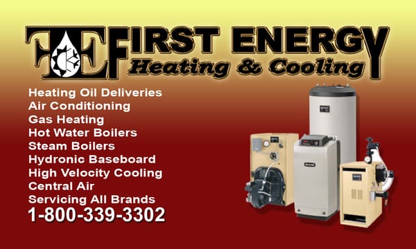 FIRST ENERGY HEATING & COOLING - Updated October 2025 - 12 Reviews