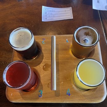 Fat Head's Brewery - Flight of Beer - New American Near Me - Canton, Ohio Fat Head's Brewery - Flight of Beer - New American Near Me - Canton, Ohio