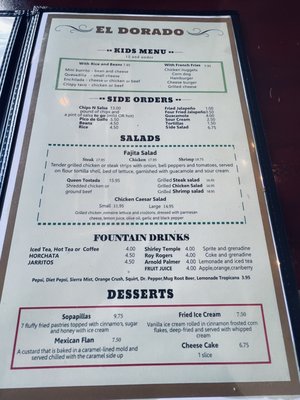 Menu photo 7 El Dorado Anchorage, AK