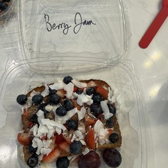ReFresh Superfood Cafe - Berry Jam toast - Coffee & Tea Near Me - Cumming, Georgia