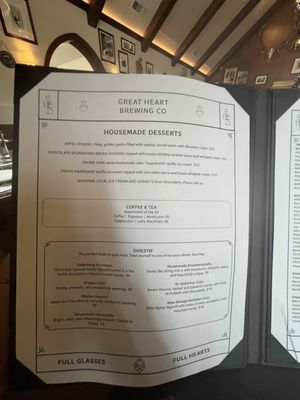 Menu photo 1 Great Heart Brewing Olivette, MO Menu photo 1 Great Heart Brewing Olivette, MO