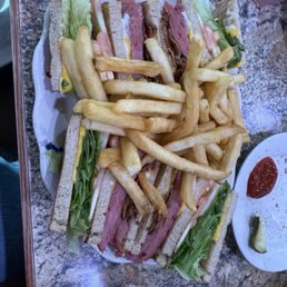Roast Beef & Cheese Triple Decker