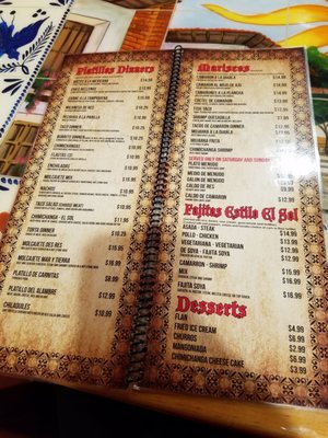 Menu photo 3 Taqueria El Sol Marshfield, WI