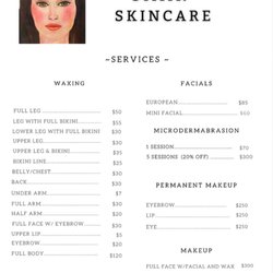 Simin SkinCare - Services and prices