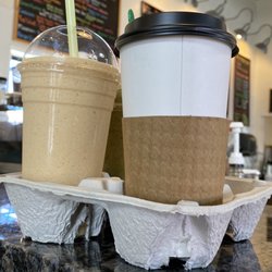 Good Blends - Gym protein smoothie & Heath Bar latte