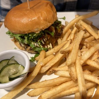 Tokidoki Burger - Teriyaki burger with plain fries - Burgers Near Me - Minneapolis, Minnesota