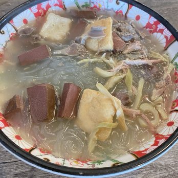 Shanghai Bistro - Duck soup noodle with duck blood - Shanghainese Near Me - Newark, California