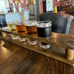 ETX Brewing - My 4-beer flight. Vienna Lager second from right - my favorite.