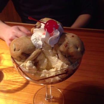 Ithaca Ale House - Mrs. O'Leary's chocolate chip ice cream sundae aka heaven in dessert form - New American Near Me - Ithaca, New York Ithaca Ale House - Mrs. O'Leary's chocolate chip ice cream sundae aka heaven in dessert form - New American Near Me - Ithaca, New York