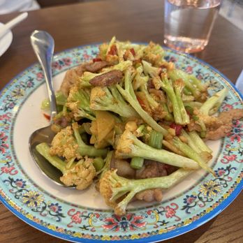 Bloom & Vine - Dry Pot Stir Fry Organic Cauliflower - Asian Fusion Near Me - Mountain View, California