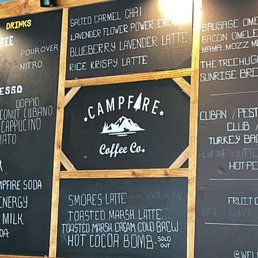 menu as of April 2022