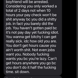Harassment from manager Harassment from manager