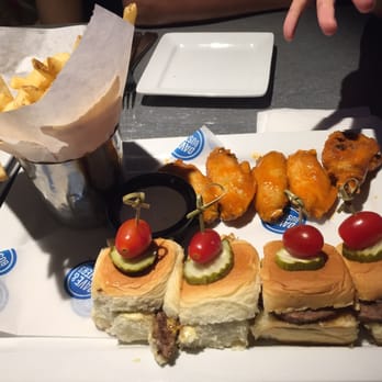 Dave & Buster's Euless - Burger and wing basket $14.99 - Arcades Near Me - Euless, Texas