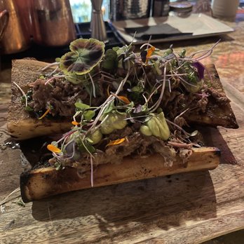 Casi Cielo - Bone marrow with lamb - Cocktail Bars Near Me - Atlanta, Georgia Casi Cielo - Bone marrow with lamb - Cocktail Bars Near Me - Atlanta, Georgia