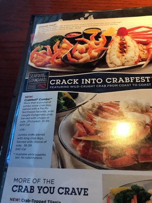 Menu photo 5 Red Lobster El Paso, TX