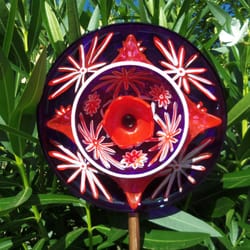 Sasafras Glass Garden Flowers - SAMPLE GLASS GARDEN FLOWER