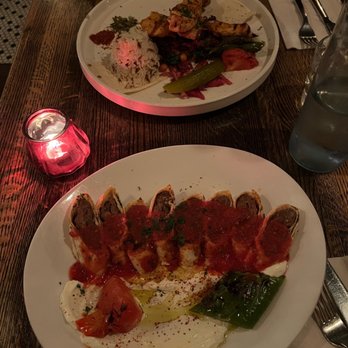 Dunya Bistro - Beyti, Chicken Shish Kebab - Mediterranean Near Me - San Francisco, California