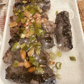 Cho Tam Bien - I live this grilled beef wrapped in wine leaves. 9/20/2025 - Vietnamese Near Me - Westminster, California