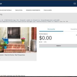 T Rowe Price - This is all I can see in my account and cannot access any other normal options in the account.