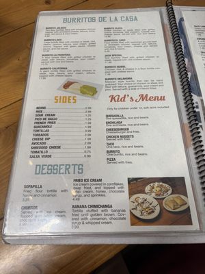 Menu photo 2 El Lago Mexican Grill Gore, OK