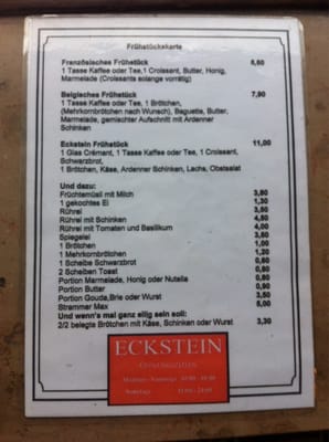 Menu photo 1 Eckstein Cologne, NW