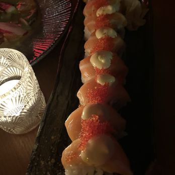 Mestiizo - Neuve roll (shrimp tempura & salmon); a bit spicy w/  fried jalapeño - Cocktail Bars Near Me - Minneapolis, Minnesota