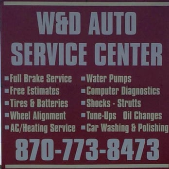 W & D Auto Service Center - Tires Near Me - Texarkana, Arkansas W & D Auto Service Center - Tires Near Me - Texarkana, Arkansas