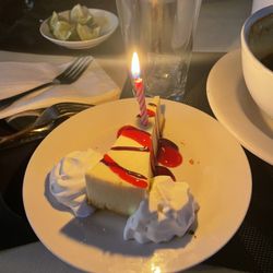 Margarita's Grill Restaurant & Catering - Cheese Cake, specially made for my birthday.