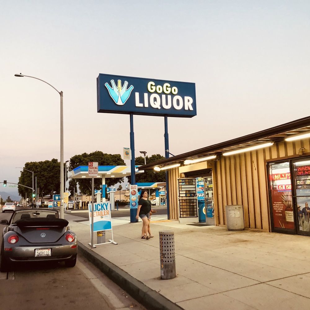 GoGo Liquor - New sign SEP2025 - Beer, Wine & Spirits Near Me - Arcadia, California