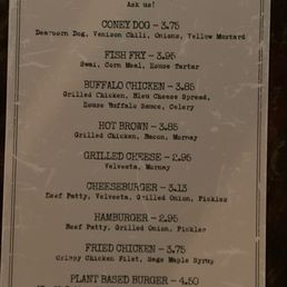 Menu Menu