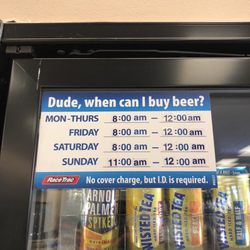 8am til 12am for alcohol purchases