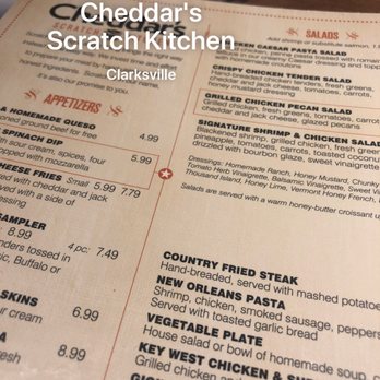 Cheddar's Scratch Kitchen - Comfort Food Near Me - Clarksville, Tennessee Cheddar's Scratch Kitchen - Comfort Food Near Me - Clarksville, Tennessee